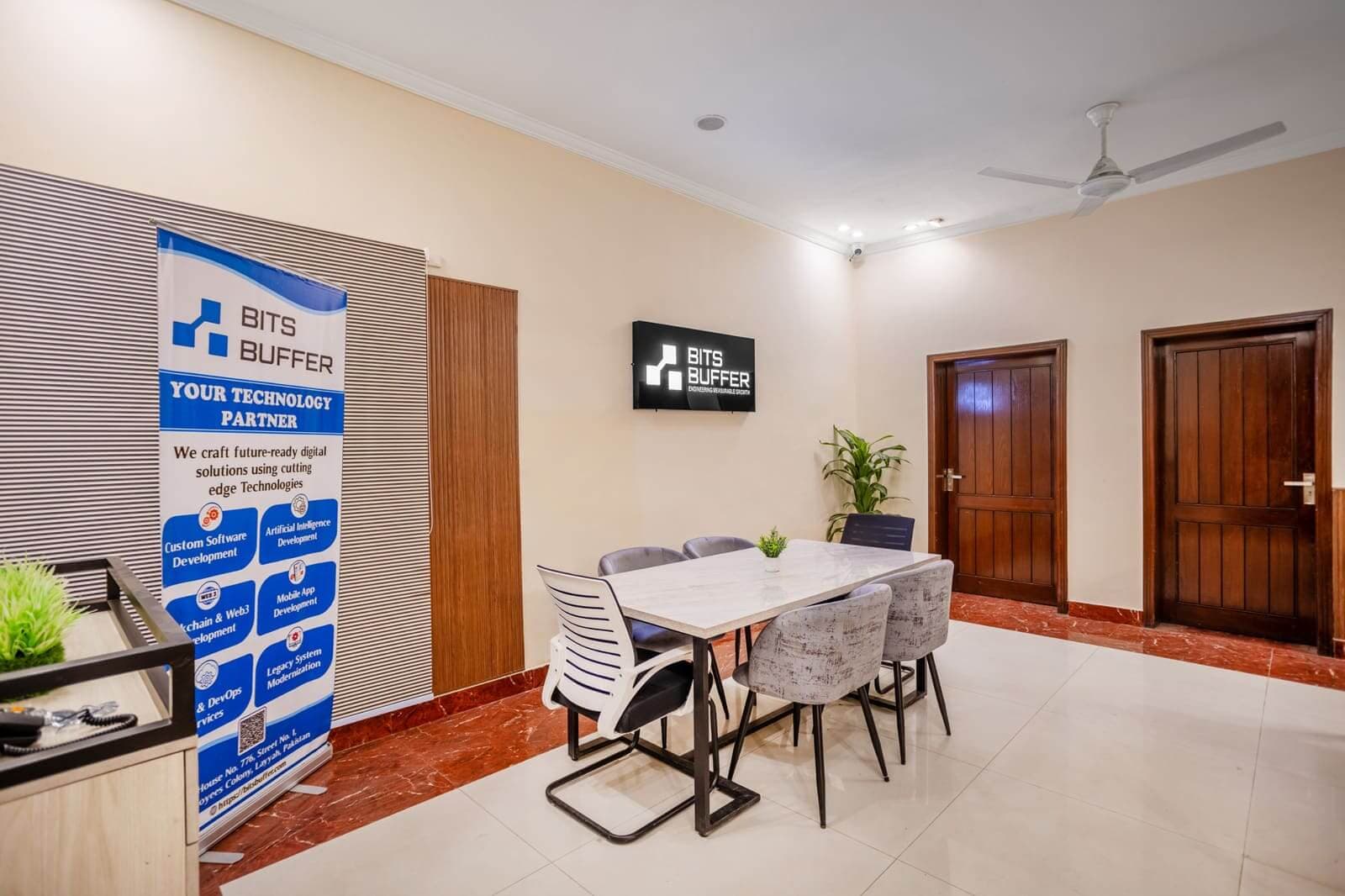 The Bitsbuffer studio floor